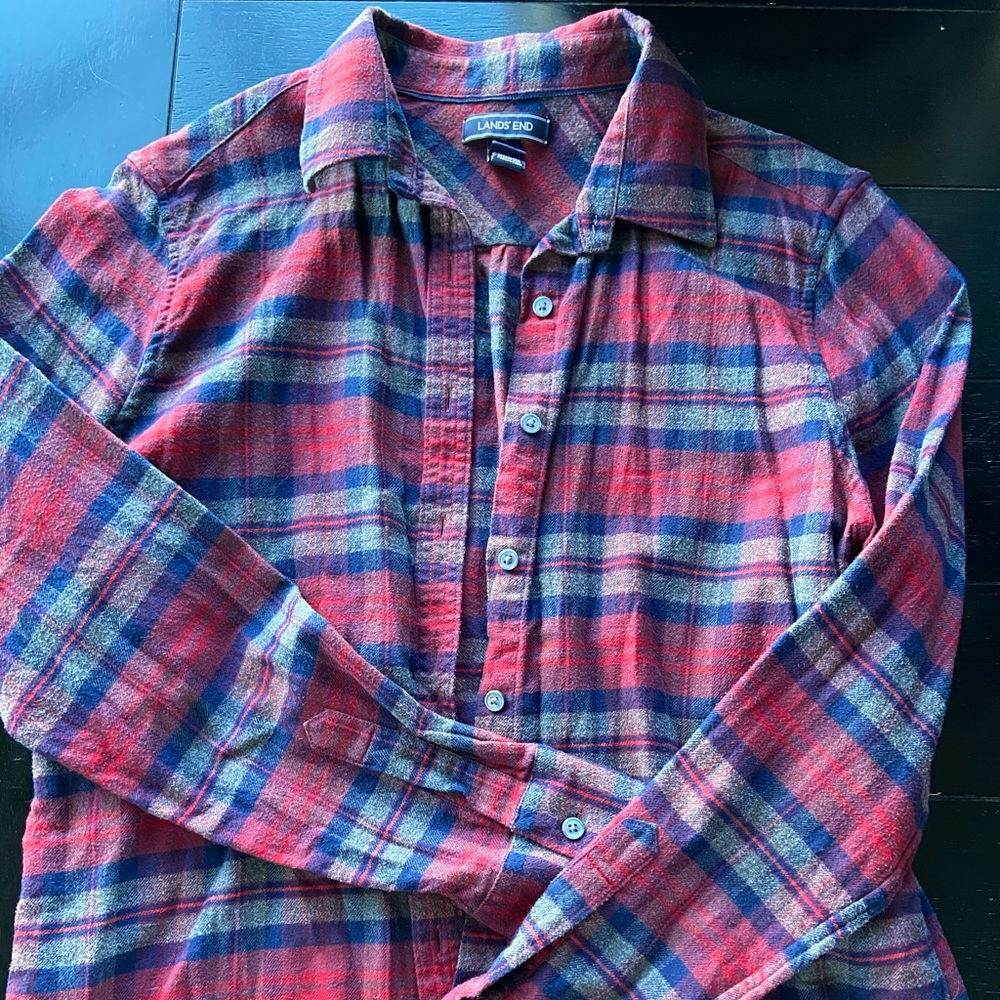 Lands end flannel!